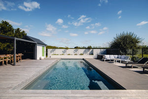 Lower Wairau Estate Pool area by Aqaunort Pools in Blenheim, Marlborough, NZ - Compass Pool Intallation