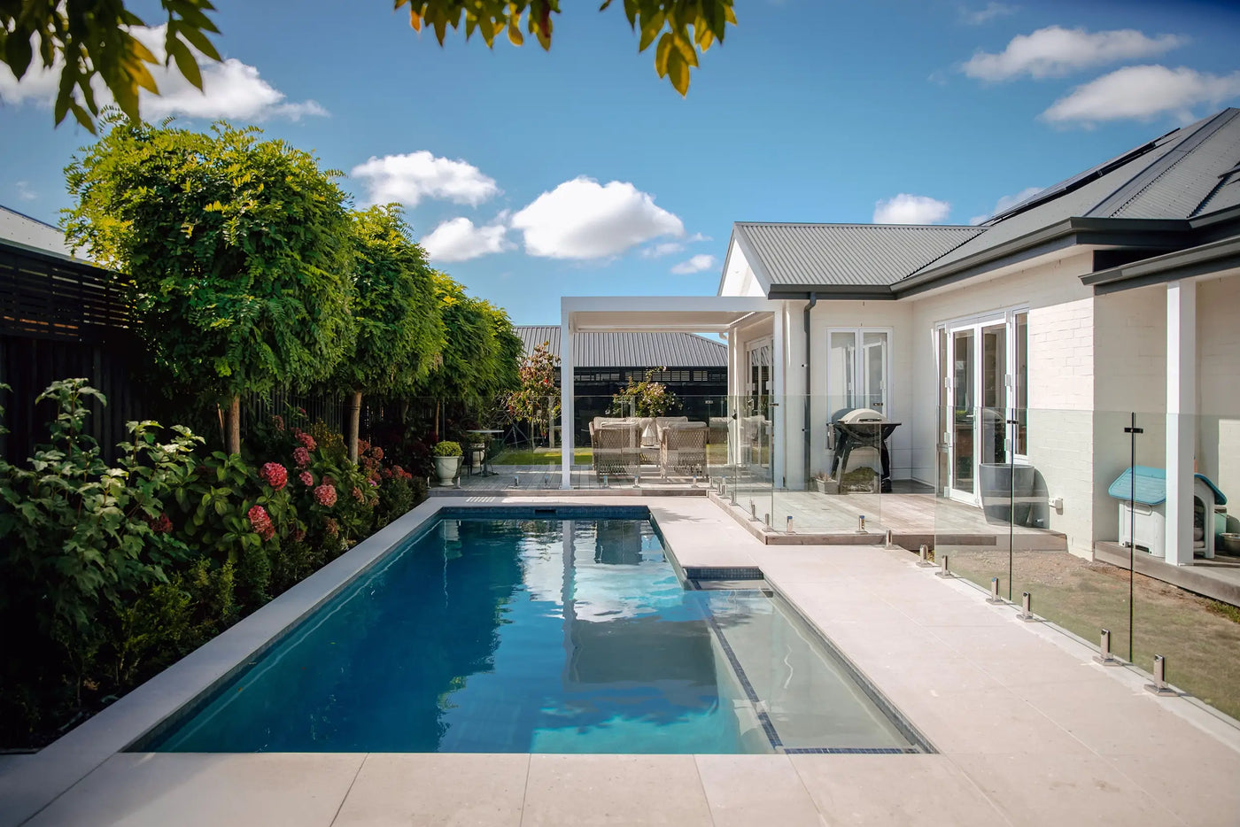 Refraction - Pool Project by Aquanort Pools in Marlborough, New Zealand.