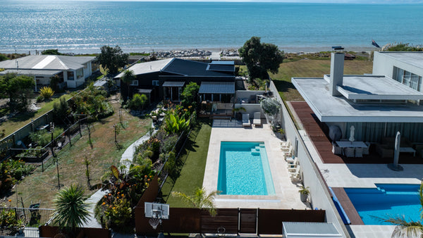 Mapua Sanctuary Pool Build by Aquanort Pools Nelson, Marlborough, New Zealand.