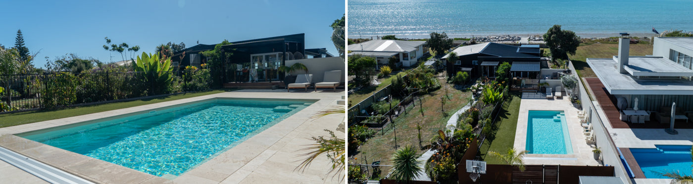 Mapua Sanctuary Pool Build by Aquanort Pools Nelson, Marlborough, New Zealand.