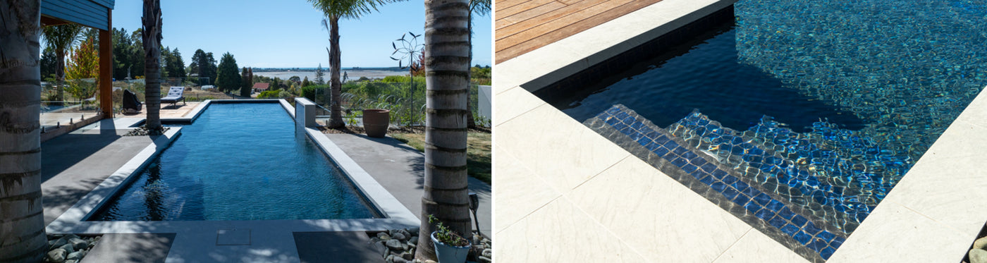 Natures Haven Pool Build by Aquanort Pools Nelson, Marlborough, New Zealand.